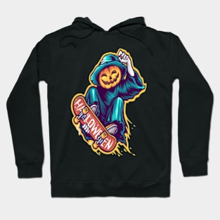 pumpkin skater design - Gifts halloween Hoodie